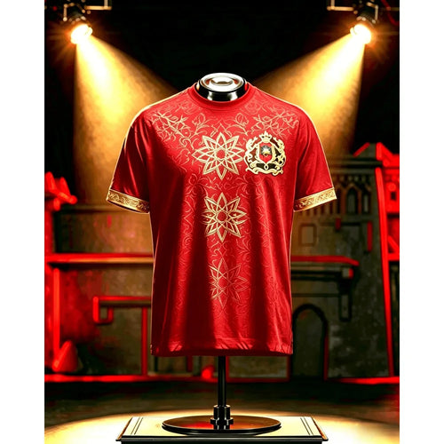 T-shirt Supporter Maroc 2026 🇲🇦 – Rouge, Noir & Bleu Marine | Homme & Femme
