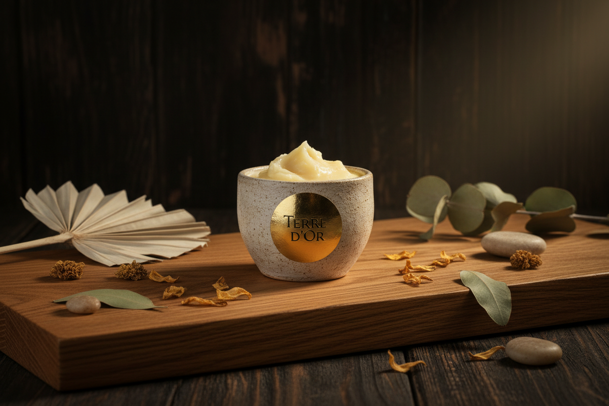 Beurre de Karité 80ml Terre d'Or - Soin naturel artisanal du Sénégal